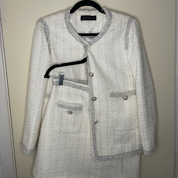 Zara Jackets & Blazers - COPY - TWEED SET- Jacket & Skirt